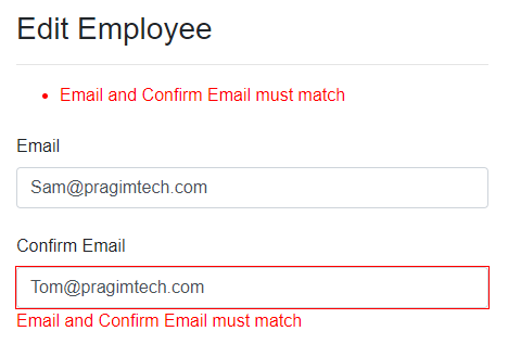 Pare Validation In Blazor