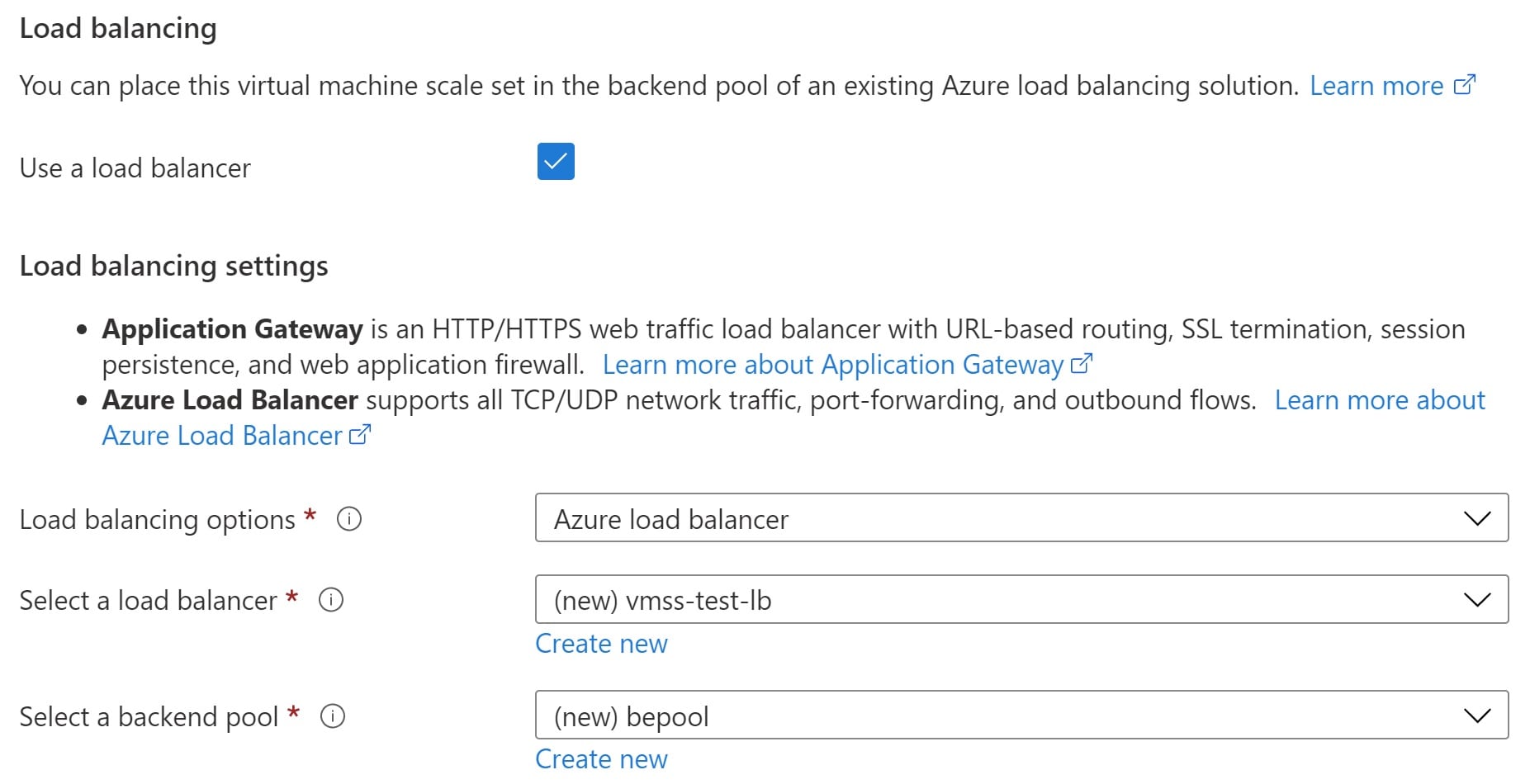 azure vmss load balancer