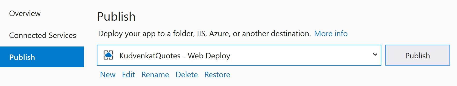 azure deploy to staging slot