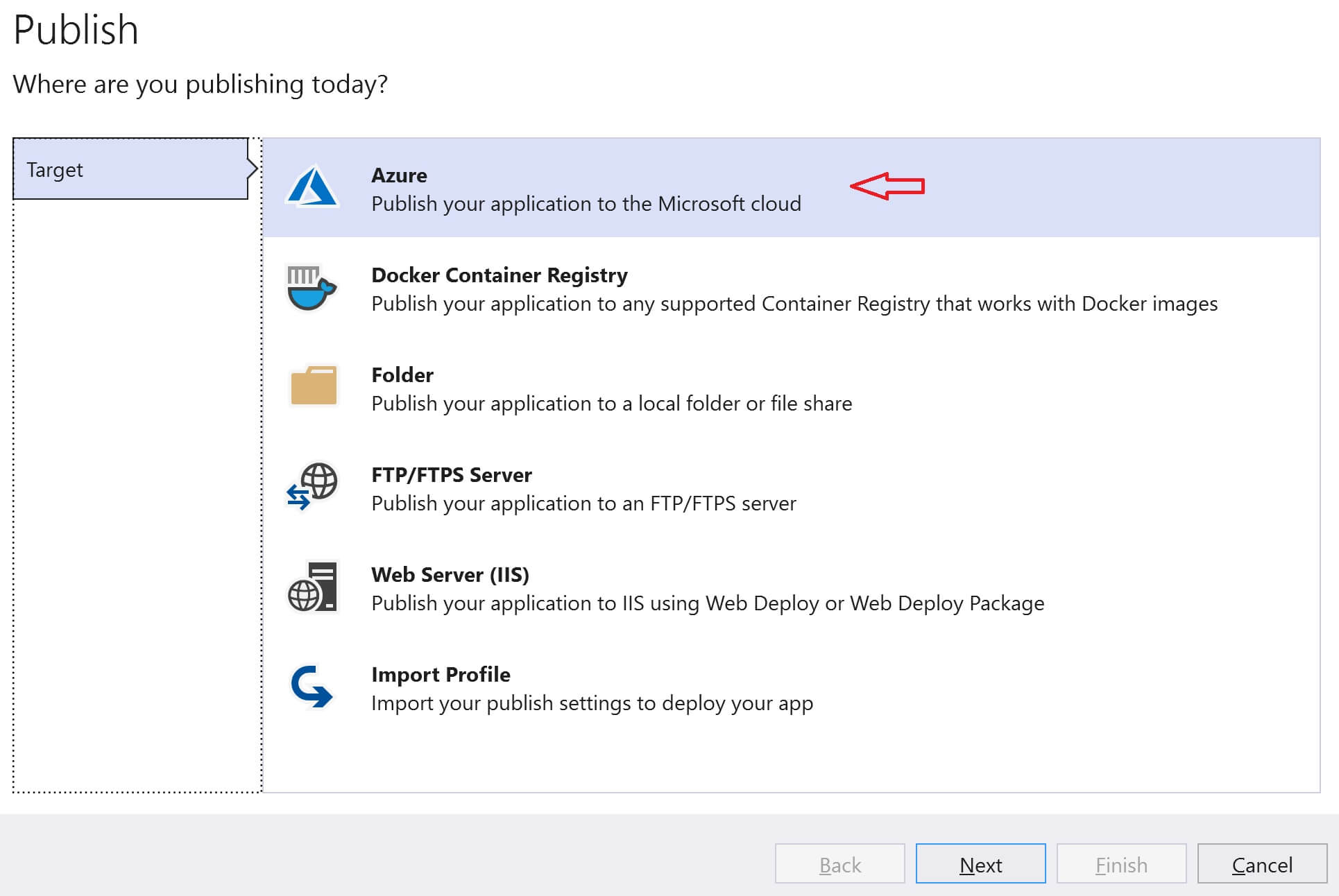 publish to azure app service from visual studio