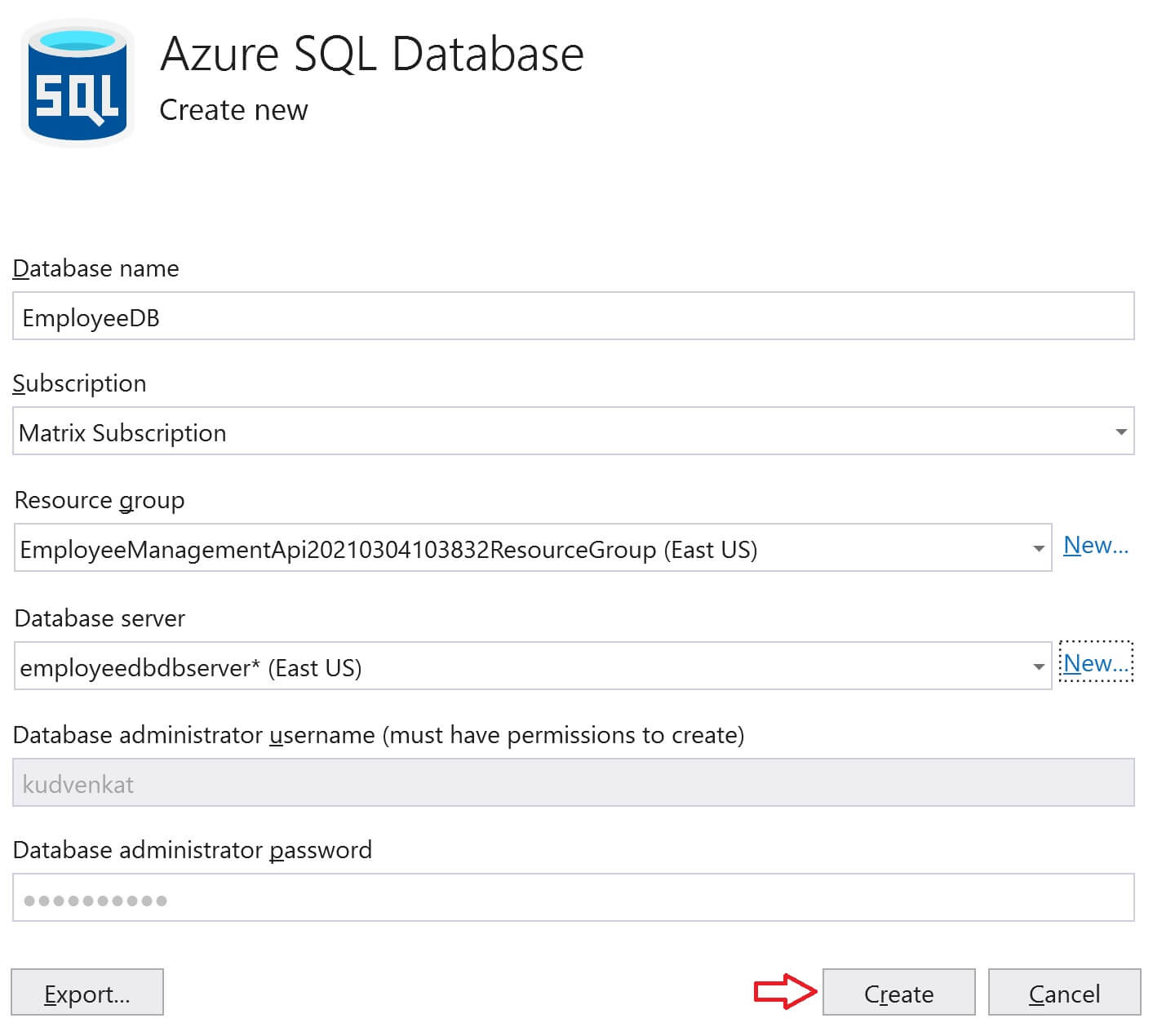 deploy .net core web api to azure app service