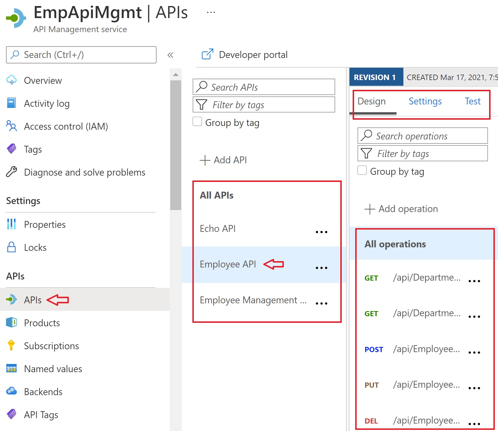 azure api management import api