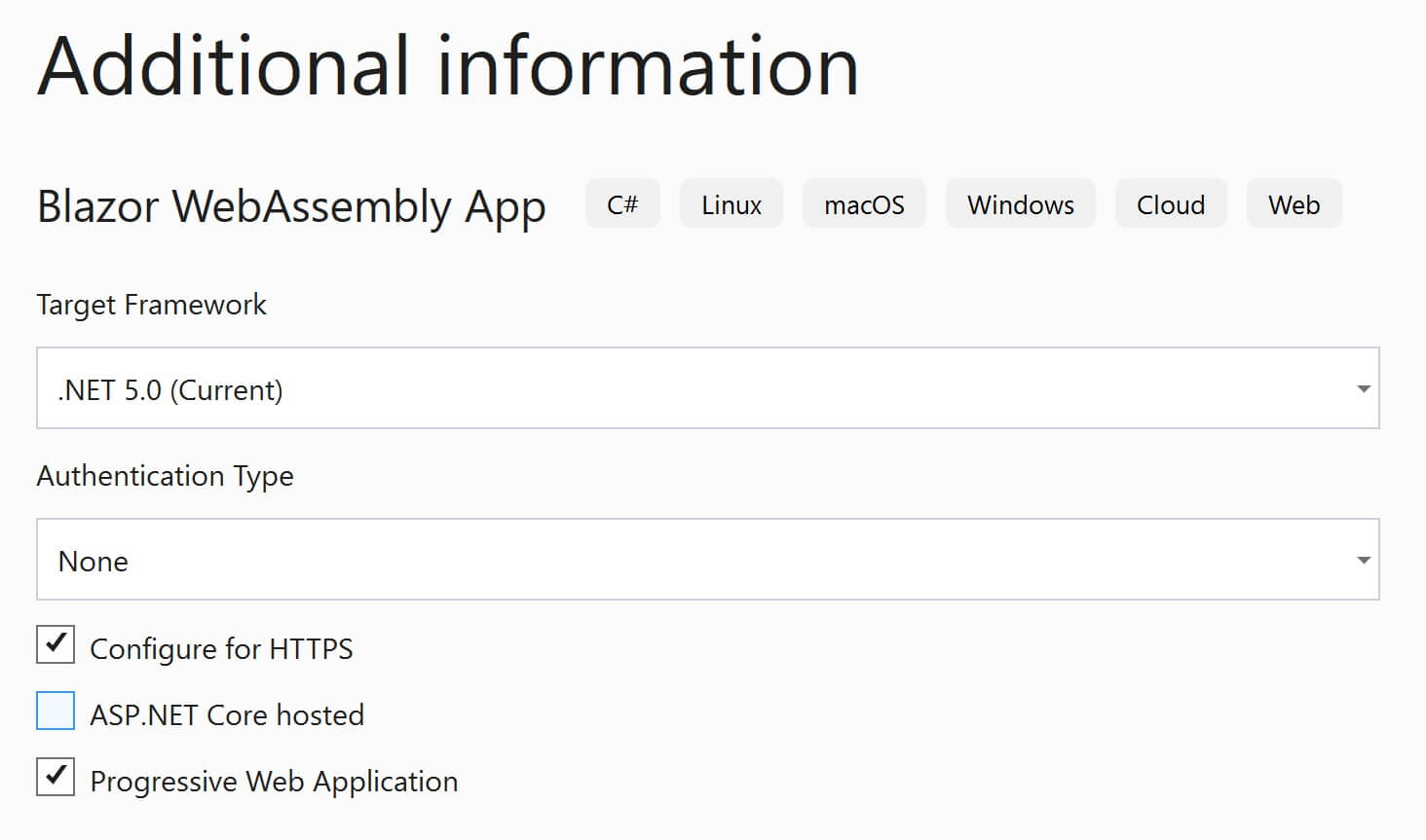 create progressive web app visual studio