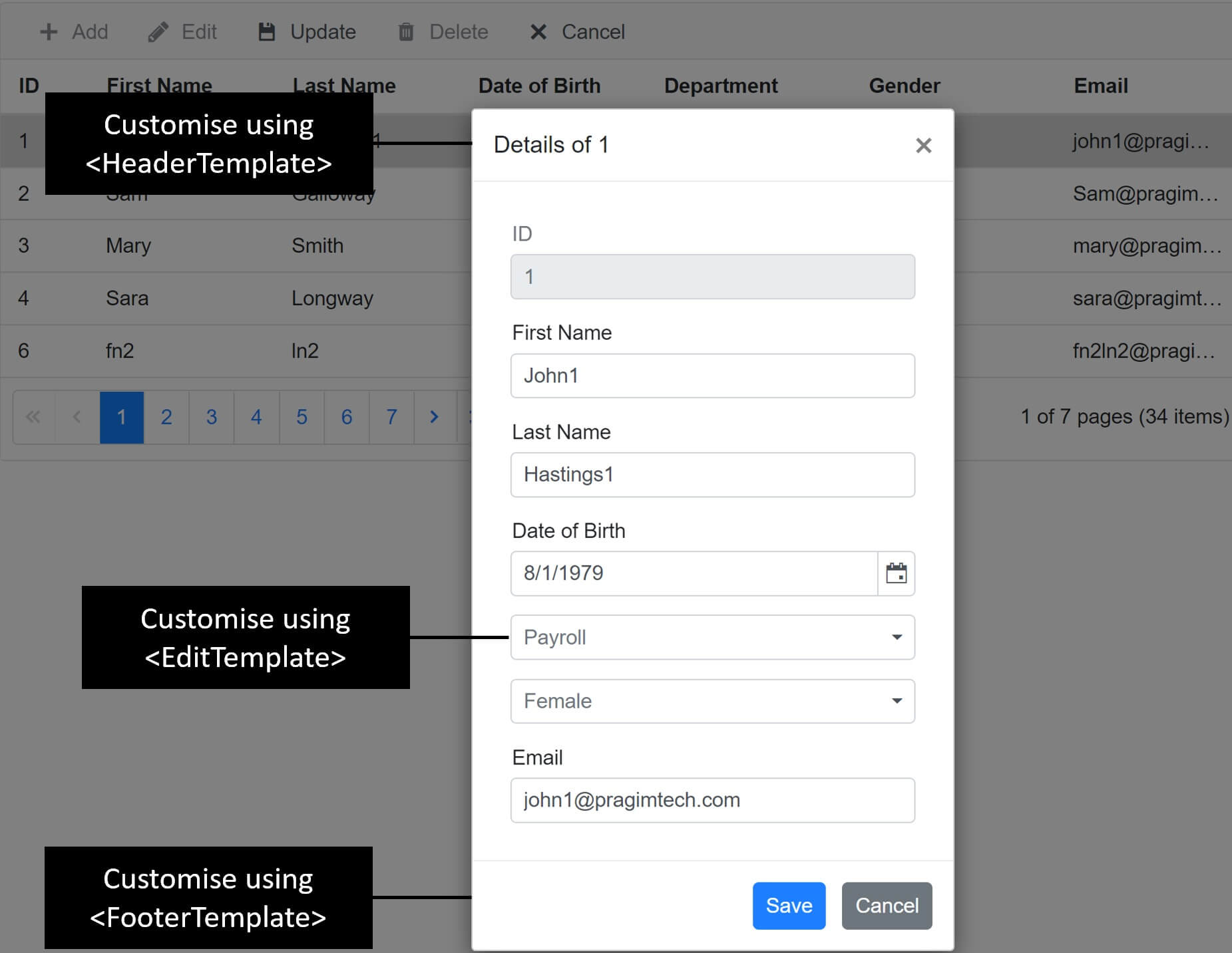 syncfusion blazor datagrid edit